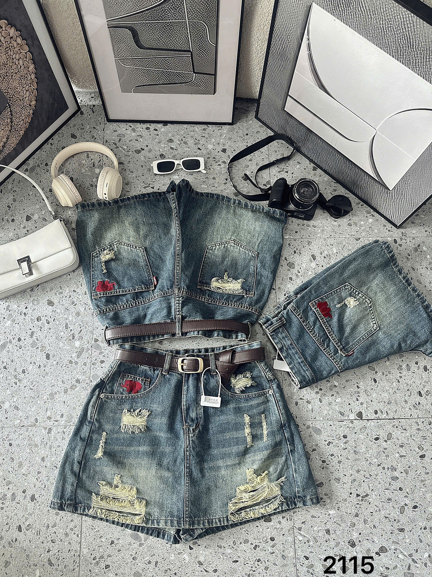 BIGSIZE NỮ -Quần váy jean thêu voi T-QVJ2115_thumbnail_6