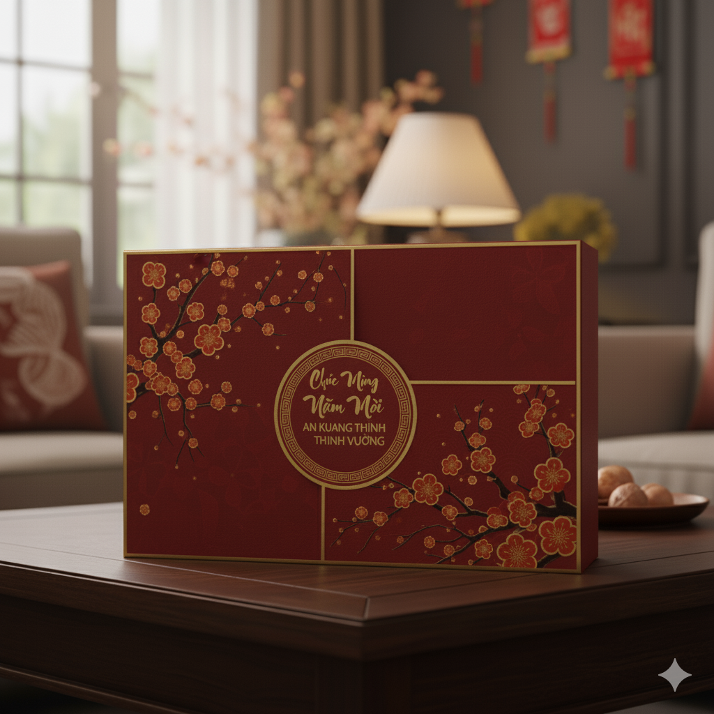 In hộp đựng quà