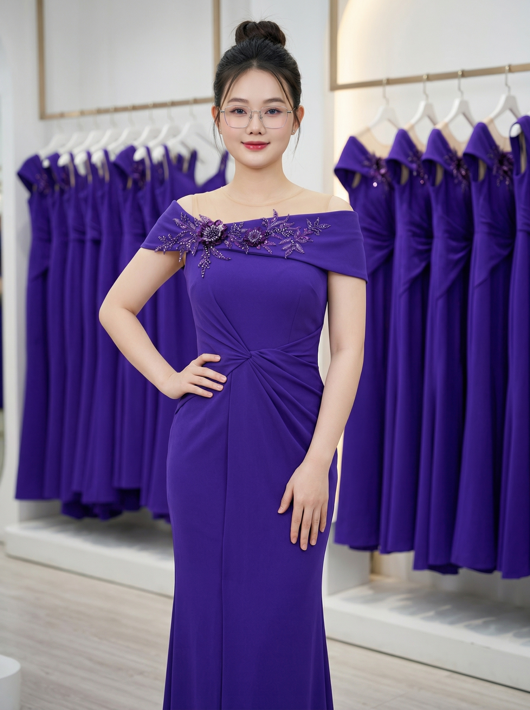 Đầm dạ hội dự tiệc  phối ren hoa cao cấp_thumbnail_23