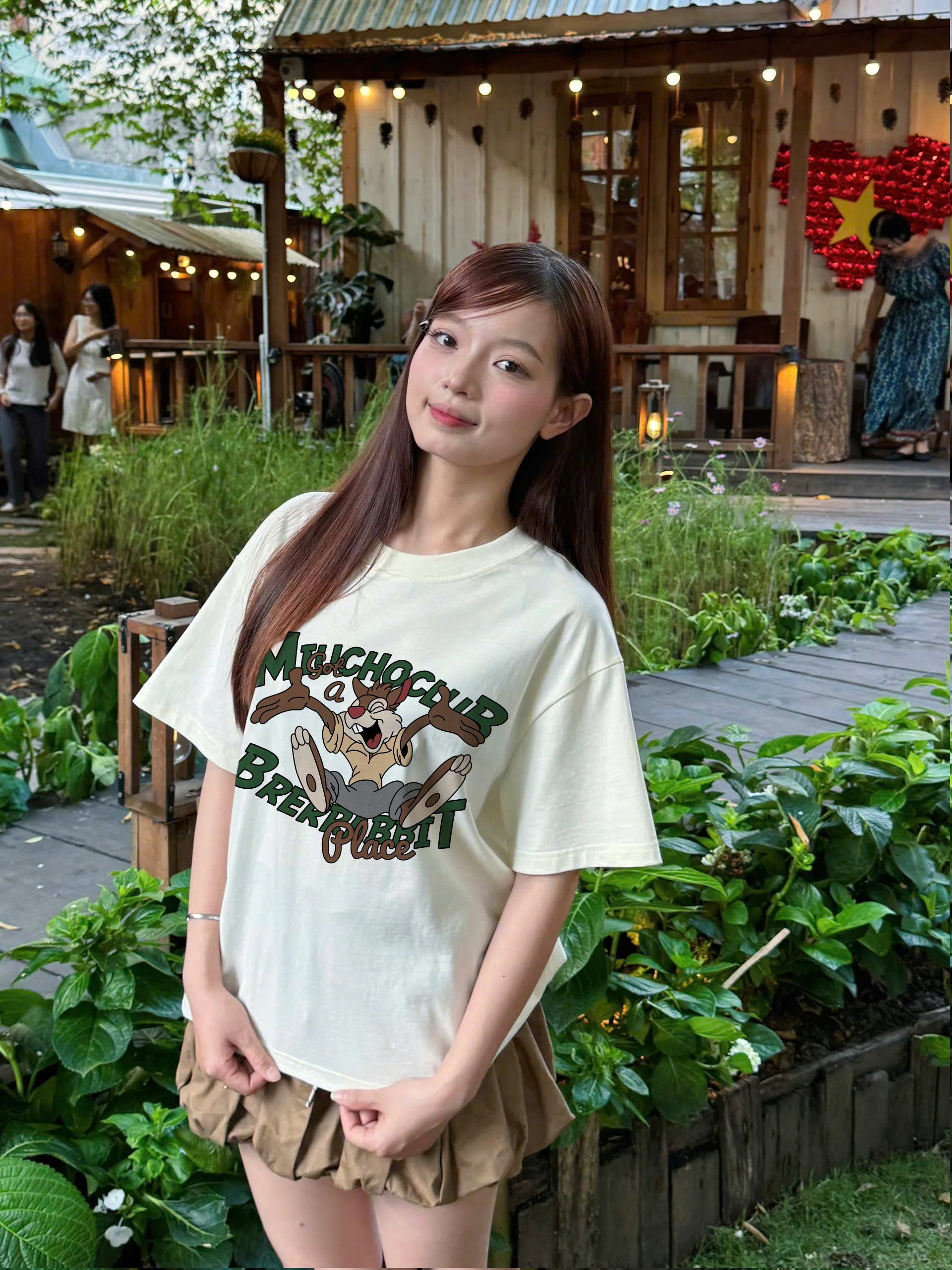 Áo thun boxy hoạt hình 2327 Miucho cổ tròn chất vải cotton 2 chiều cao cấp dày dặn in mix_thumbnail_6