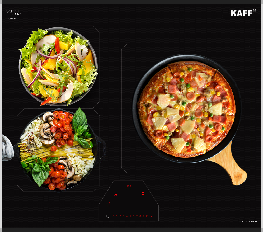 Bếp từ Kaff KF-SQ520HID được ứng dụng công nghệ Inverter