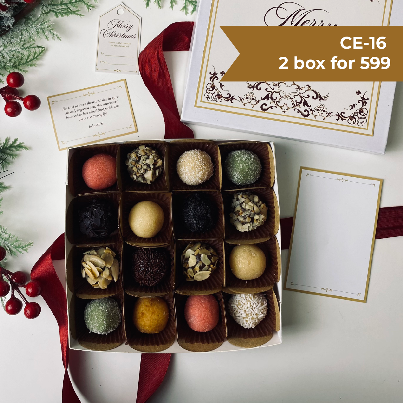 CHRISTMAS EDITION BOX OF 16