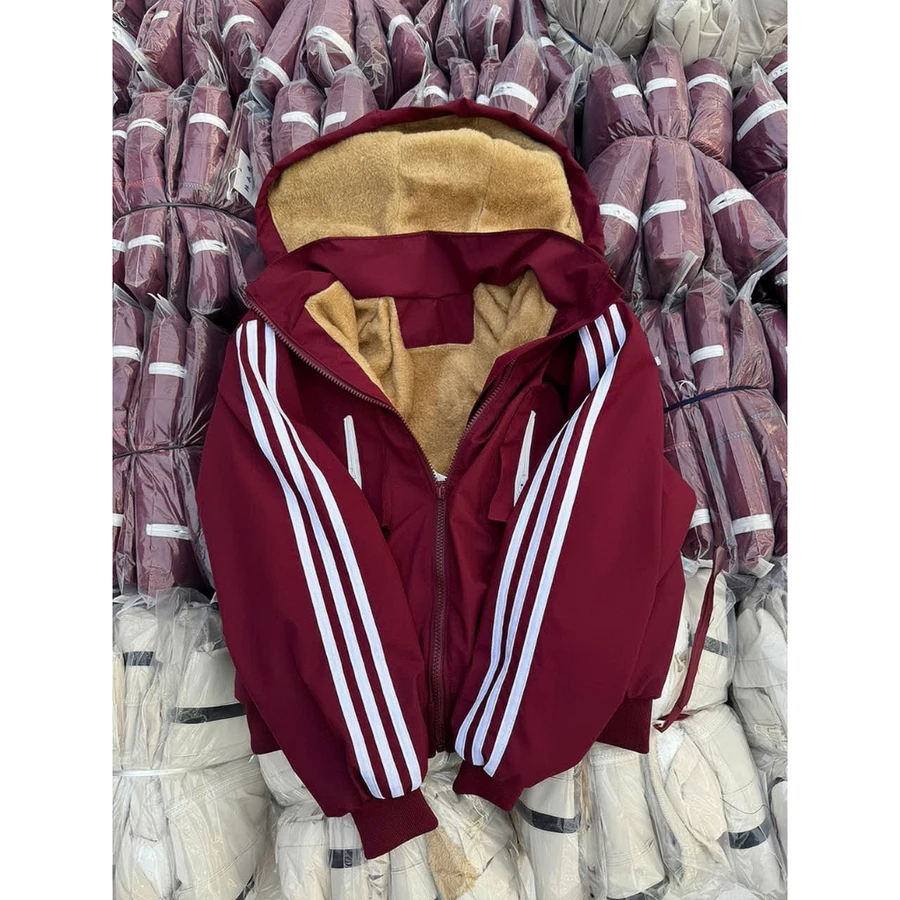 M139 - Áo Khoác Nữ Lót Lông- Trần Bông Dày - Có Mũ và Không Mũ -mũ tháo rời_thumbnail_2