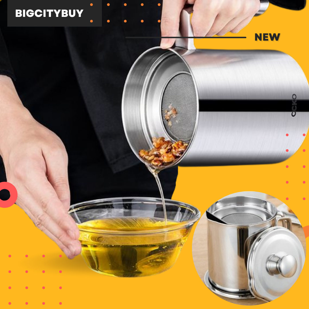 Ca Lọc Dầu Inox 304 Lọc Dầu Mỡ An Toàn Sức Khoẻ