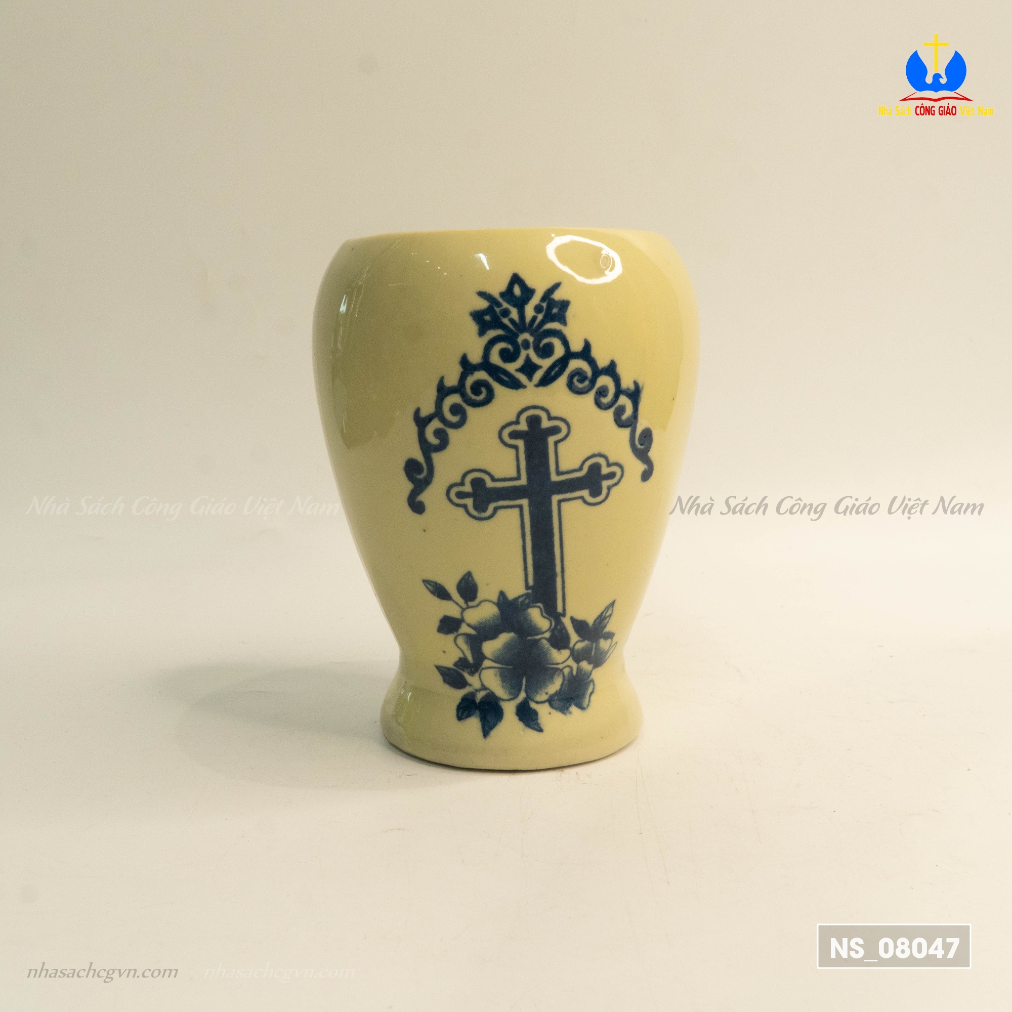 Bộ cốc vảy nước phép (sứ)( cốc + cây vảy)_thumbnail_0