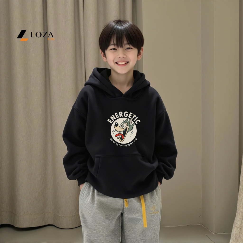 Áo nỉ hoodie bé trai in hình Energetic -  Loza Kids HN3403_thumbnail_1