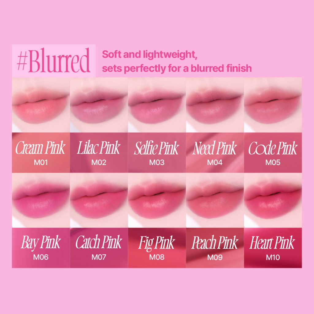 [FWEE] Son kem Fwee Pink Obsession Stay-Fit Tint