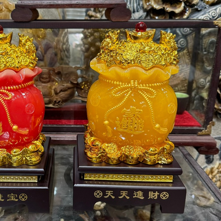 Túi Vàng Kim Bảo Tài Lộc Phong Thủy Nhiều Màu - Phong Thủy Hà Gốm_thumbnail_6