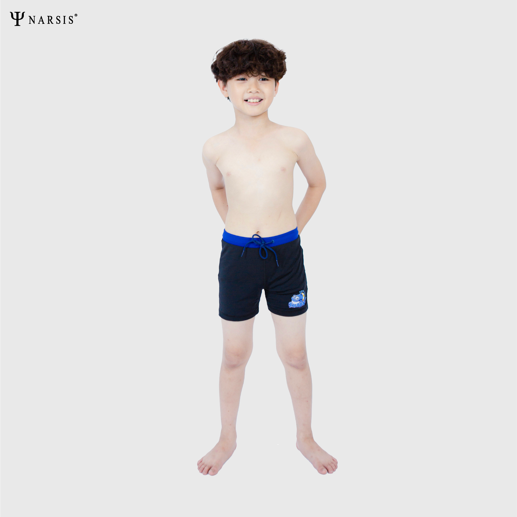 QUẦN BƠI BÉ TRAI ĐEN-XANH IN HÌNH DỄ THƯƠNG KQ23001 NARSIS CHẤT LIỆU THOÁNG MÁT, DỄ CHỊU, THOẢI M..._thumbnail_3