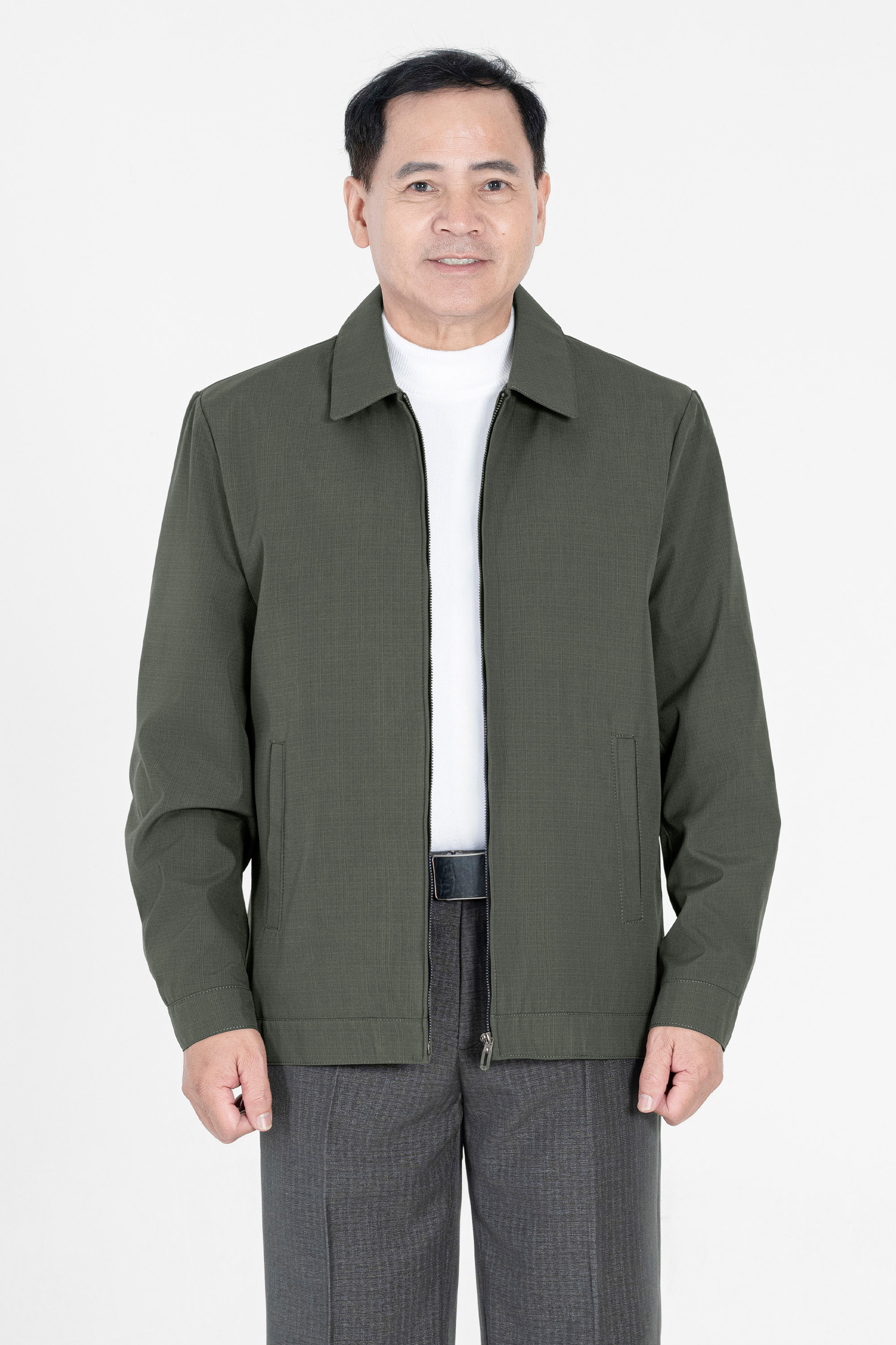 Áo Khoác Họa Tiết Cổ Bẻ Trung Niên ANCHI Chất Liệu Poly Cao Cấp_thumbnail_10