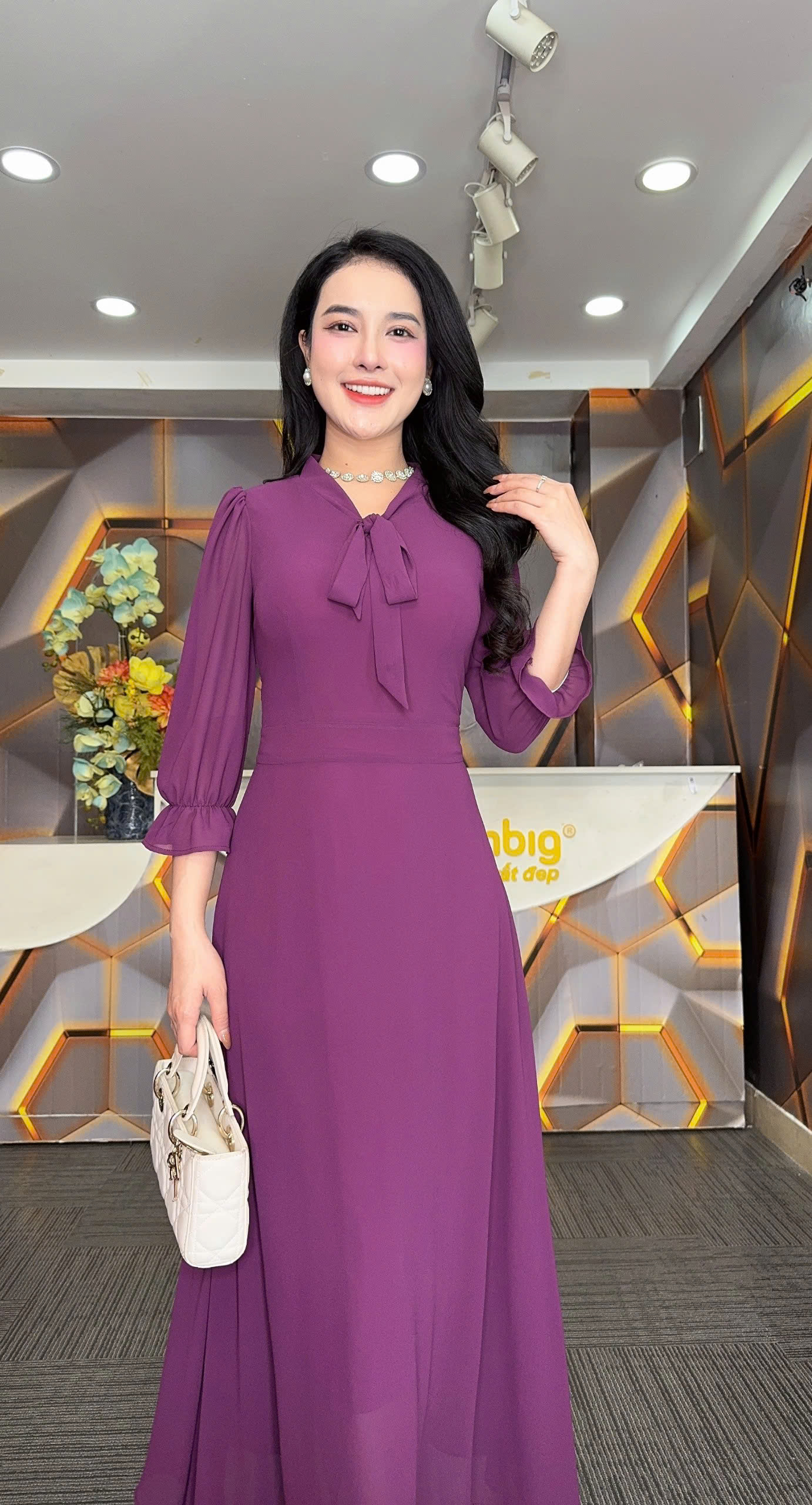 Đầm xòe - Y1814 - Thương hiệu Zonbig_thumbnail_3