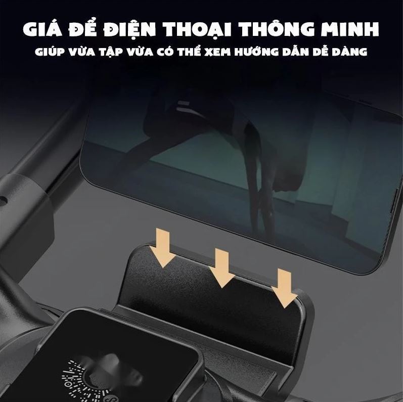 Máy Tập Bụng 4 Bánh Trợ Lực 2024 Tặng Kèm Thảm Tập Và Đệm Kê Gối_thumbnail_5