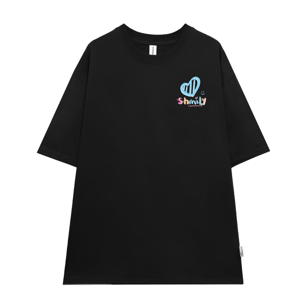 Áo thun cặp nam nữ đôi form rộng vải cotton co giãn thoáng mát ATD1666 Miucho in mix_thumbnail_9