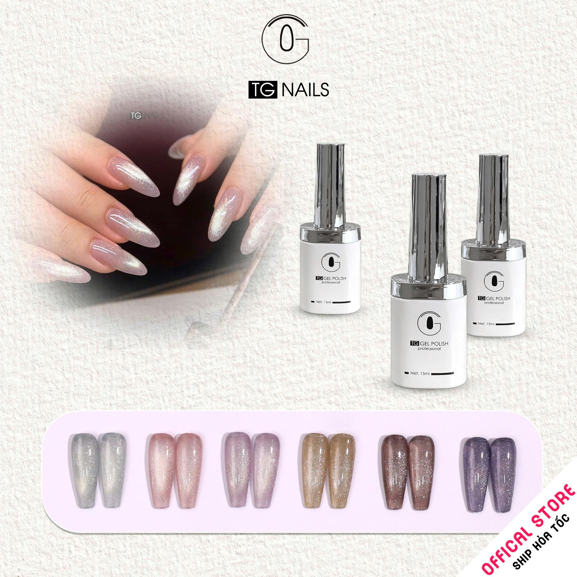 Sơn gel mắt mèo ánh sao TG