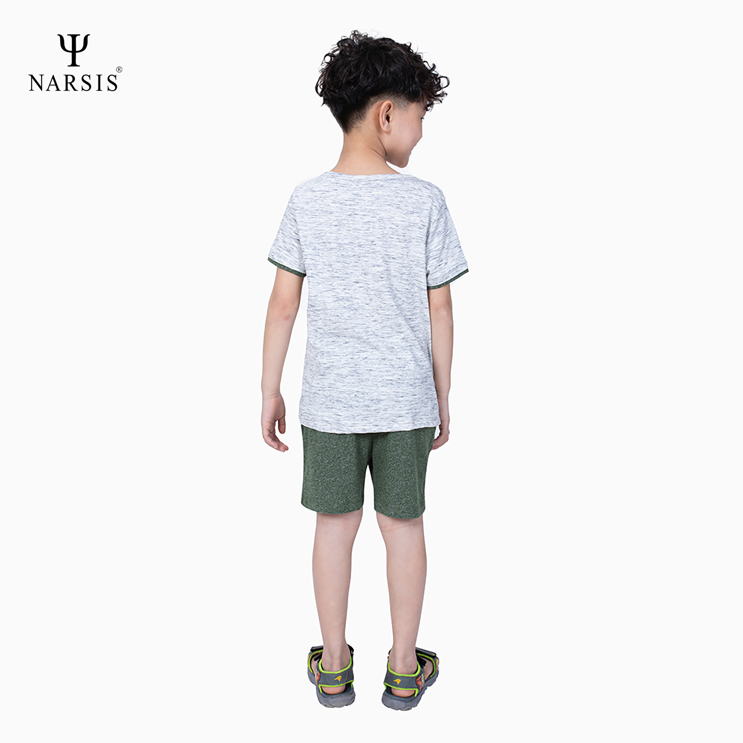 BỘ HÈ BÉ TRAI KE0028 NARSIS CHẤT LIỆU THOÁNG MÁT, DỄ CHỊU, THOẢI MÁI CẢ NGÀY, DỄ VẬN ĐỘNG_thumbnail_2