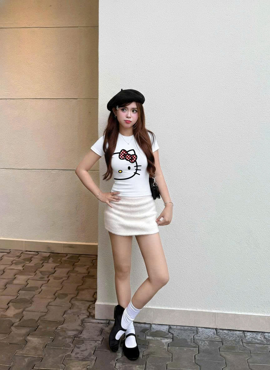 Áo baby tee hello kitty Beezy slim fit 3331_thumbnail_5