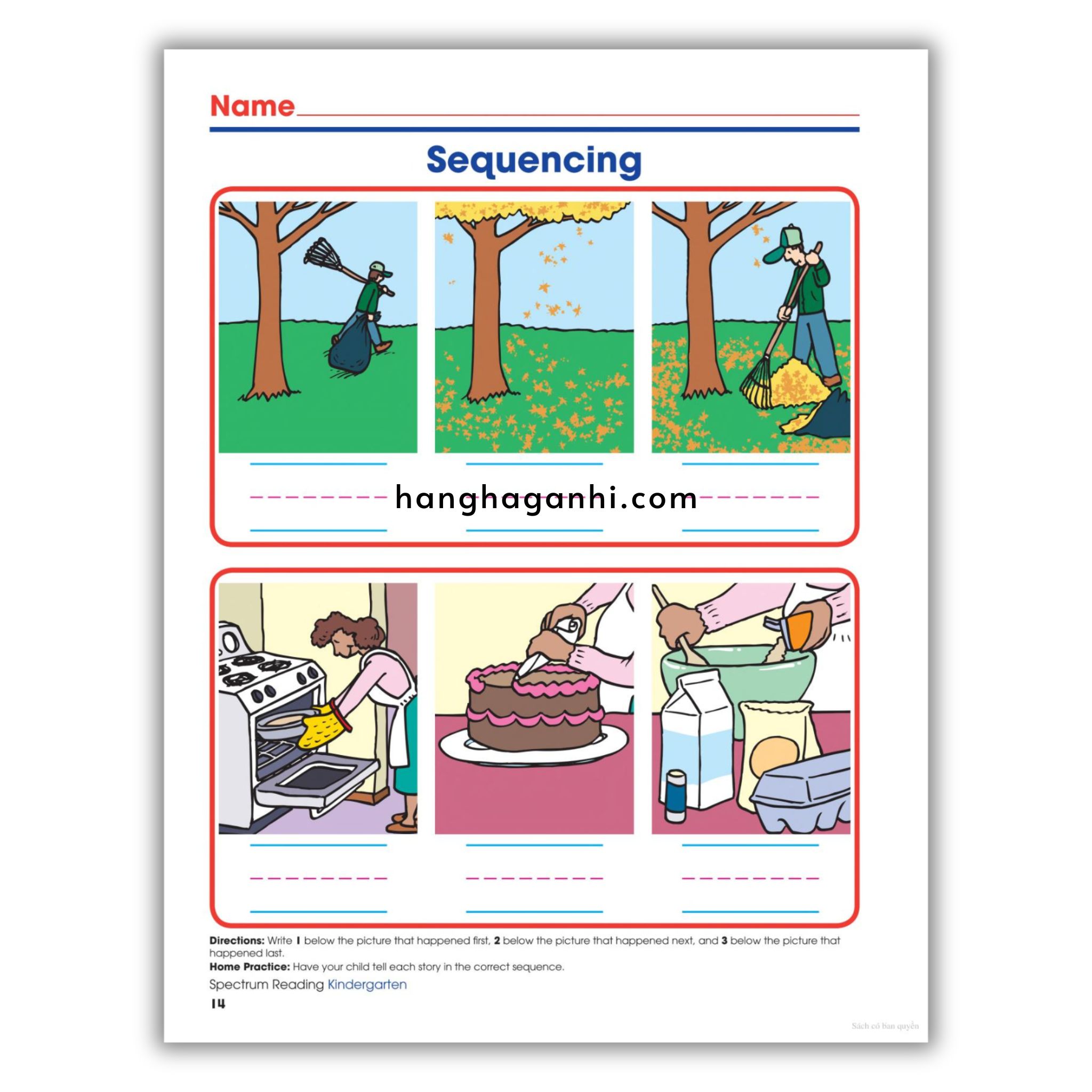 Sách Spectrum Reading Workbook Grade K_thumbnail_5