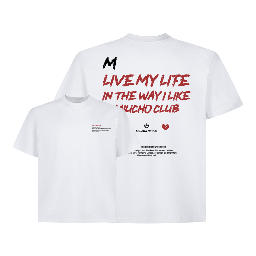 Áo phông nam form boxy vải 2C 250gsm AXD1610 Miucho Club Local Brand in mix_thumbnail_7