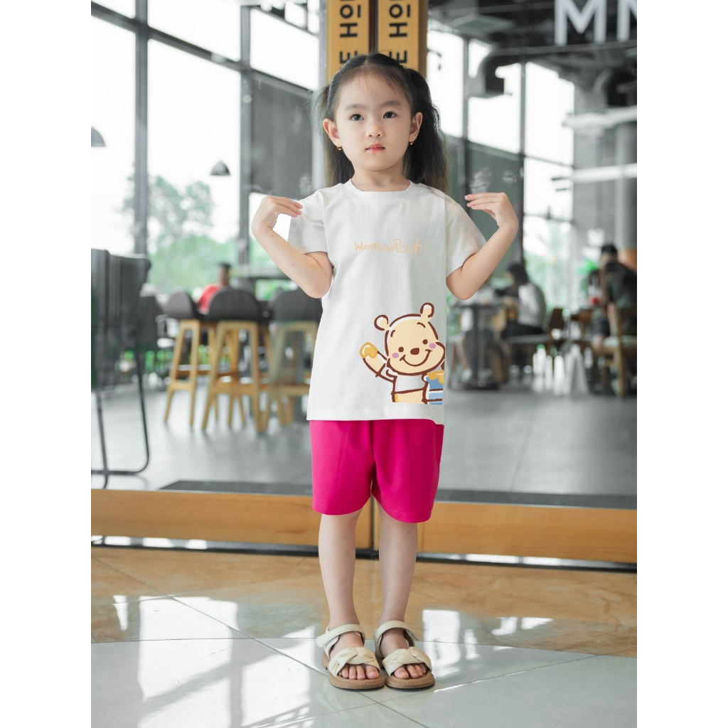 Bộ đồ bé gái in hình Gấu Pooh - Loza Kids SB22_thumbnail_2
