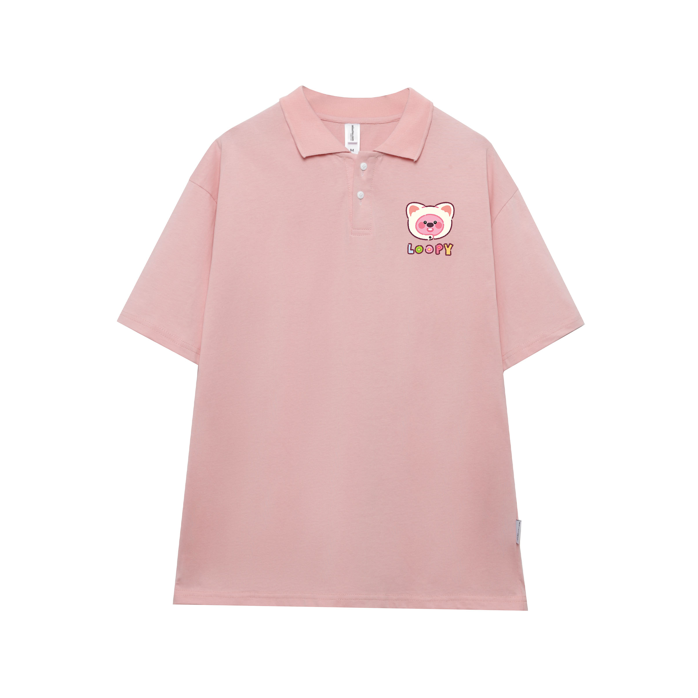 Áo polo loopy dễ thương unisex local brand form rộng PLD735 chất cotton Miucho in graphic_thumbnail_0