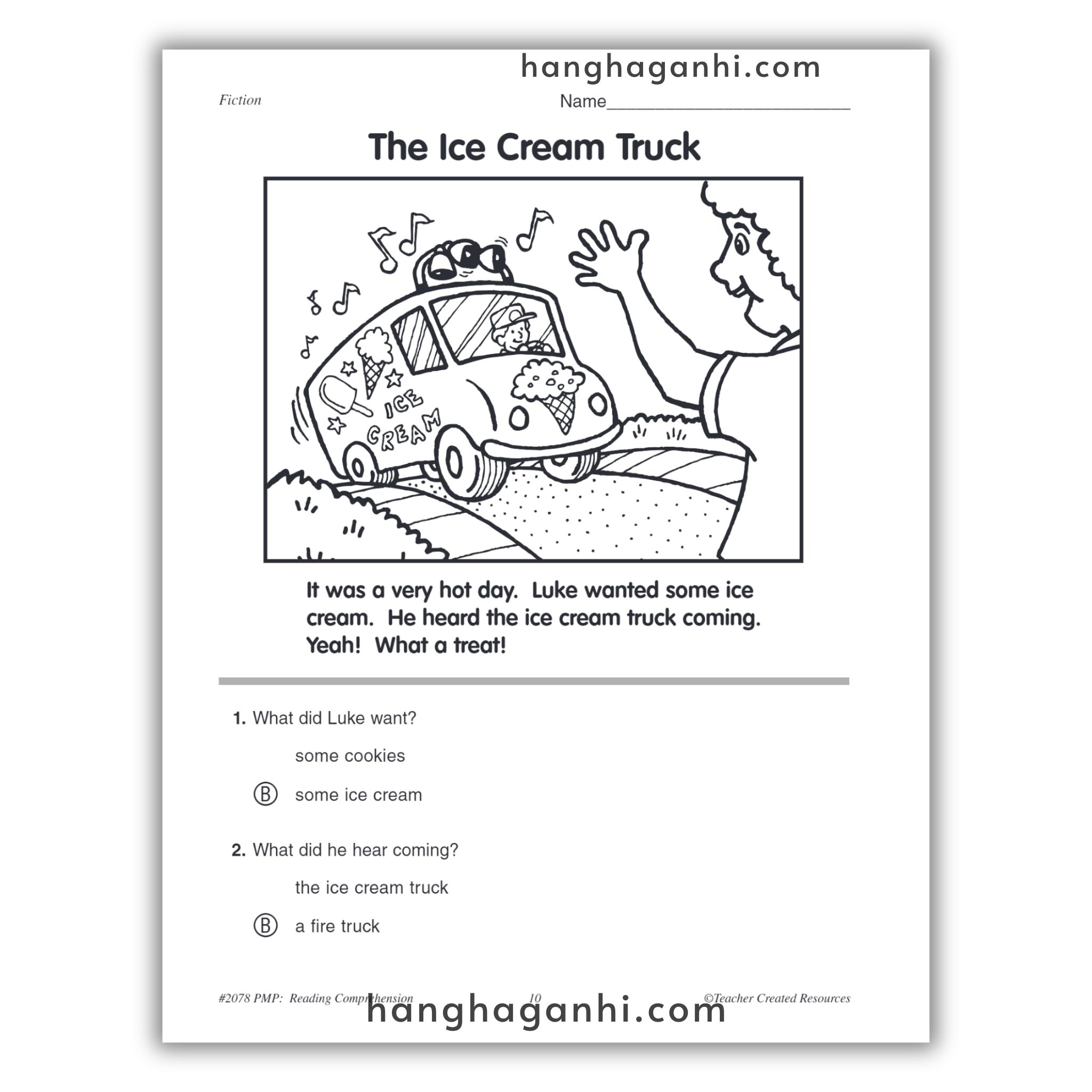 Reading Comprehension Grade K Teacher Created Resources, sách đọc hiểu lớp K_thumbnail_19