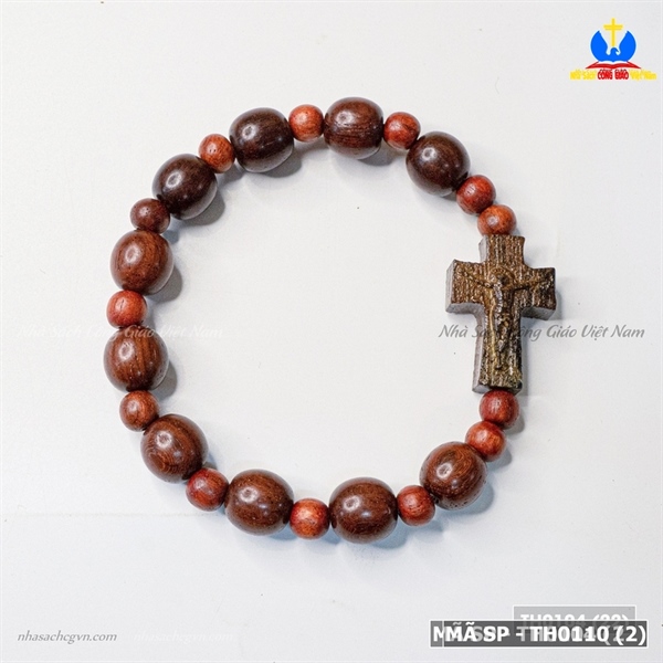 Vòng mân côi gỗ hương 10ly