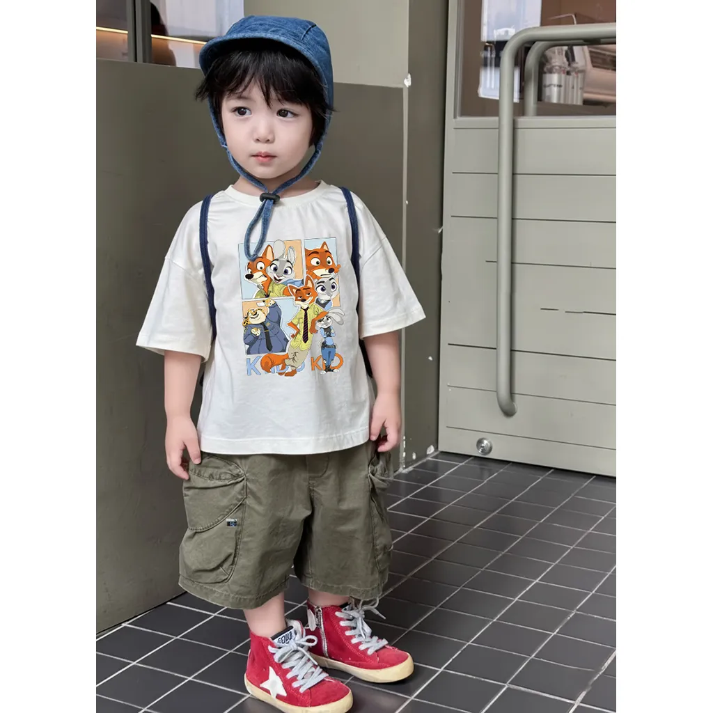 Áo thun bé trai hoạt hình Kado vải cotton thoáng mát thấm hút tốt thoải mái cho bé 2977_thumbnail_3