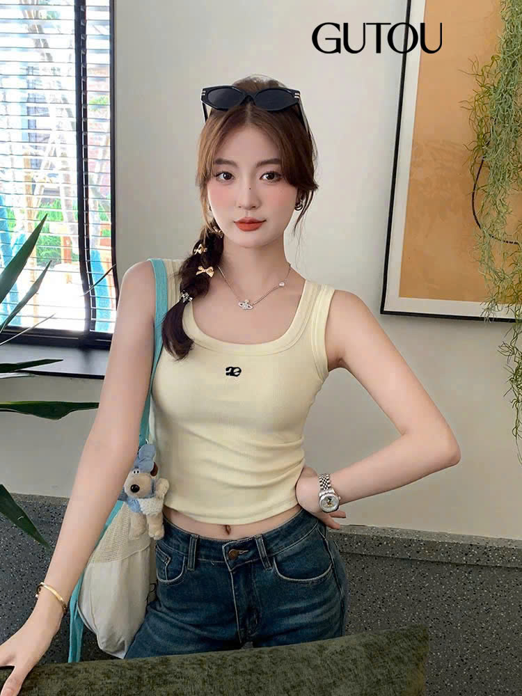 [ GUTOU ] Áo Ba Lỗ Thun Gân Thêu Logo AE_thumbnail_11