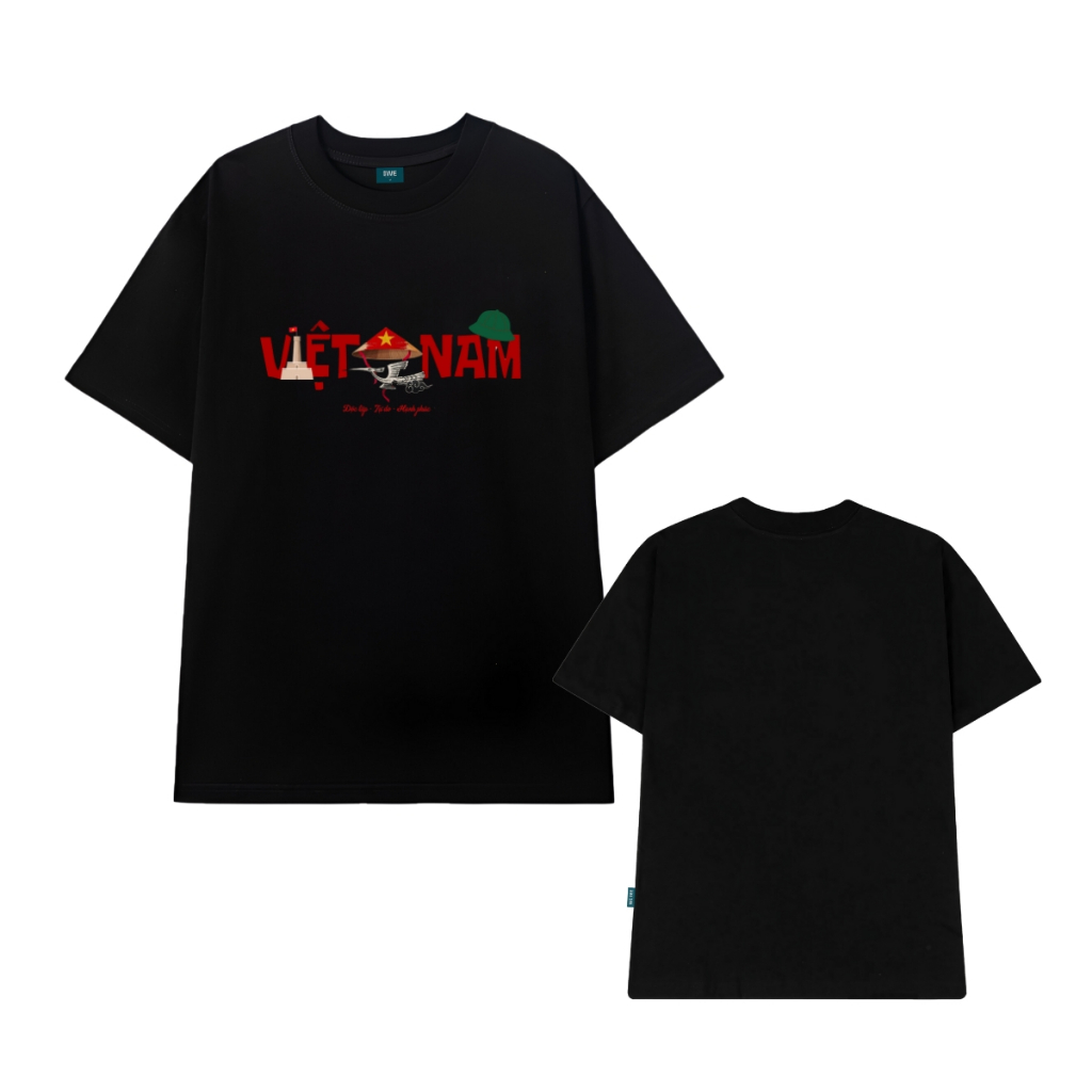Áo thun Việt Nam nón lá độc lập tự do hạnh phúc form oversize nam nữ - Local brand We Tee T042_thumbnail_6