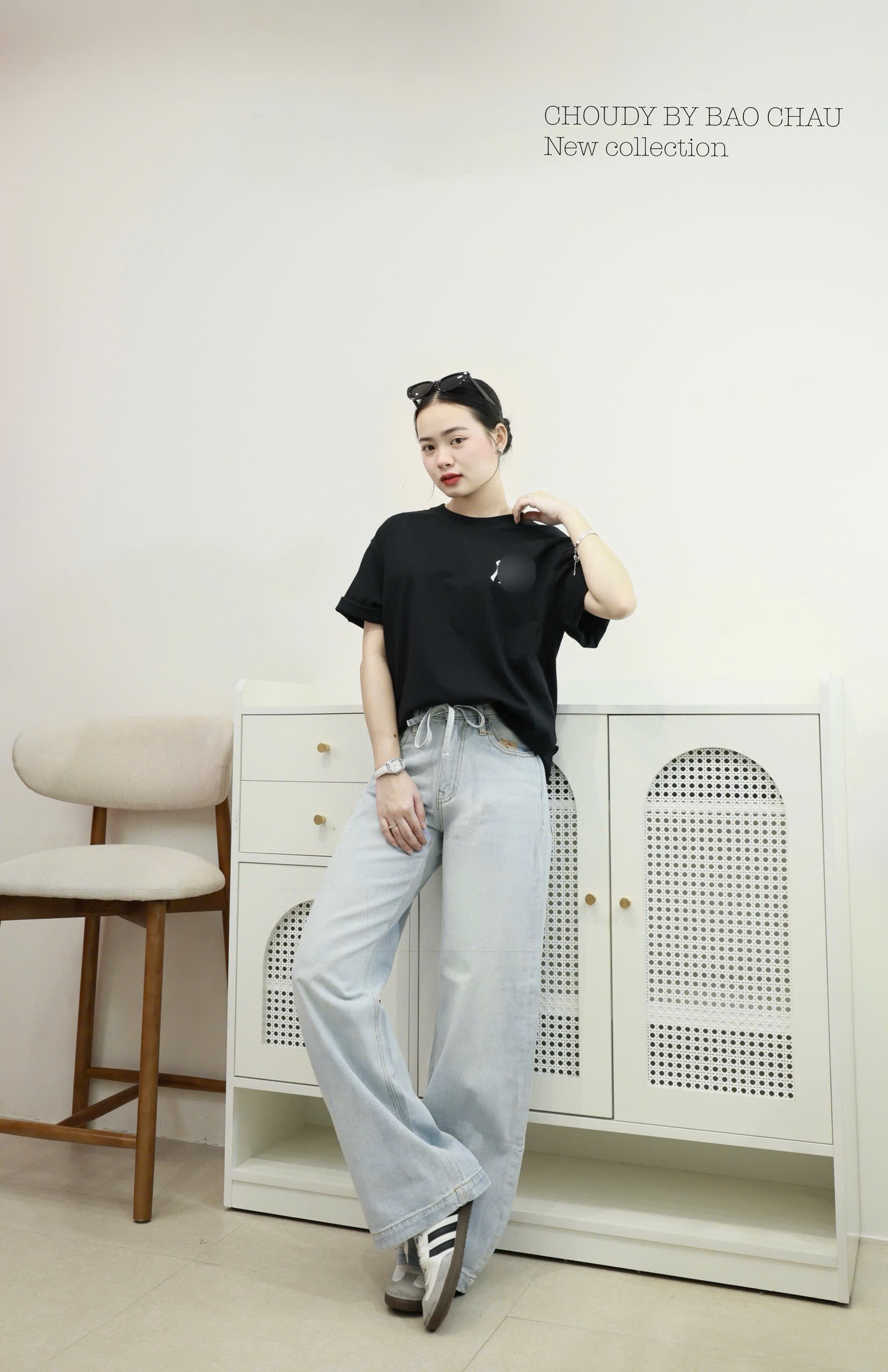 Q368 QUẦN JEAN SUÔNG NHẠT