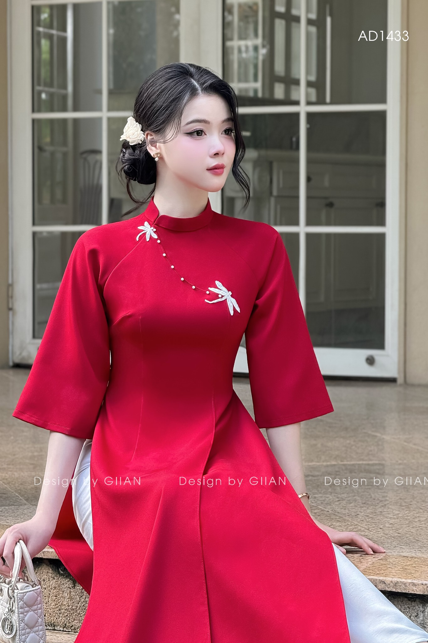 Áo dài cách tân Hồng Yến AD1433_thumbnail_2