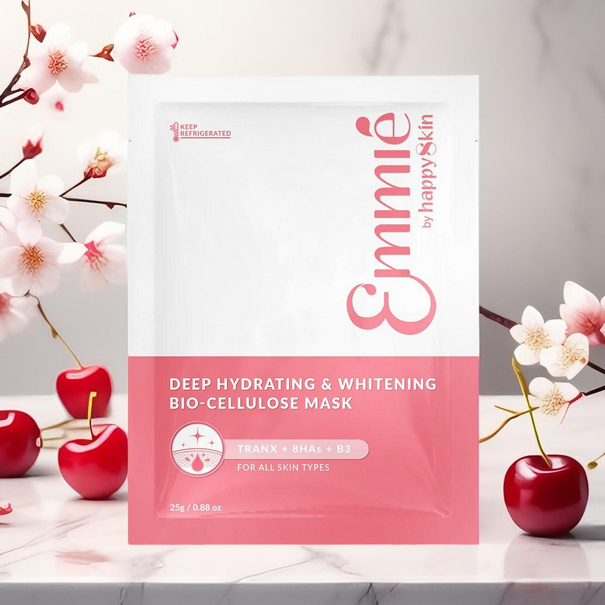 Mặt Nạ Emmié Làm Trắng & Cấp Ẩm Sâu Deep Hydrating & Whitening Bio-Cellulose 25g_thumbnail_0