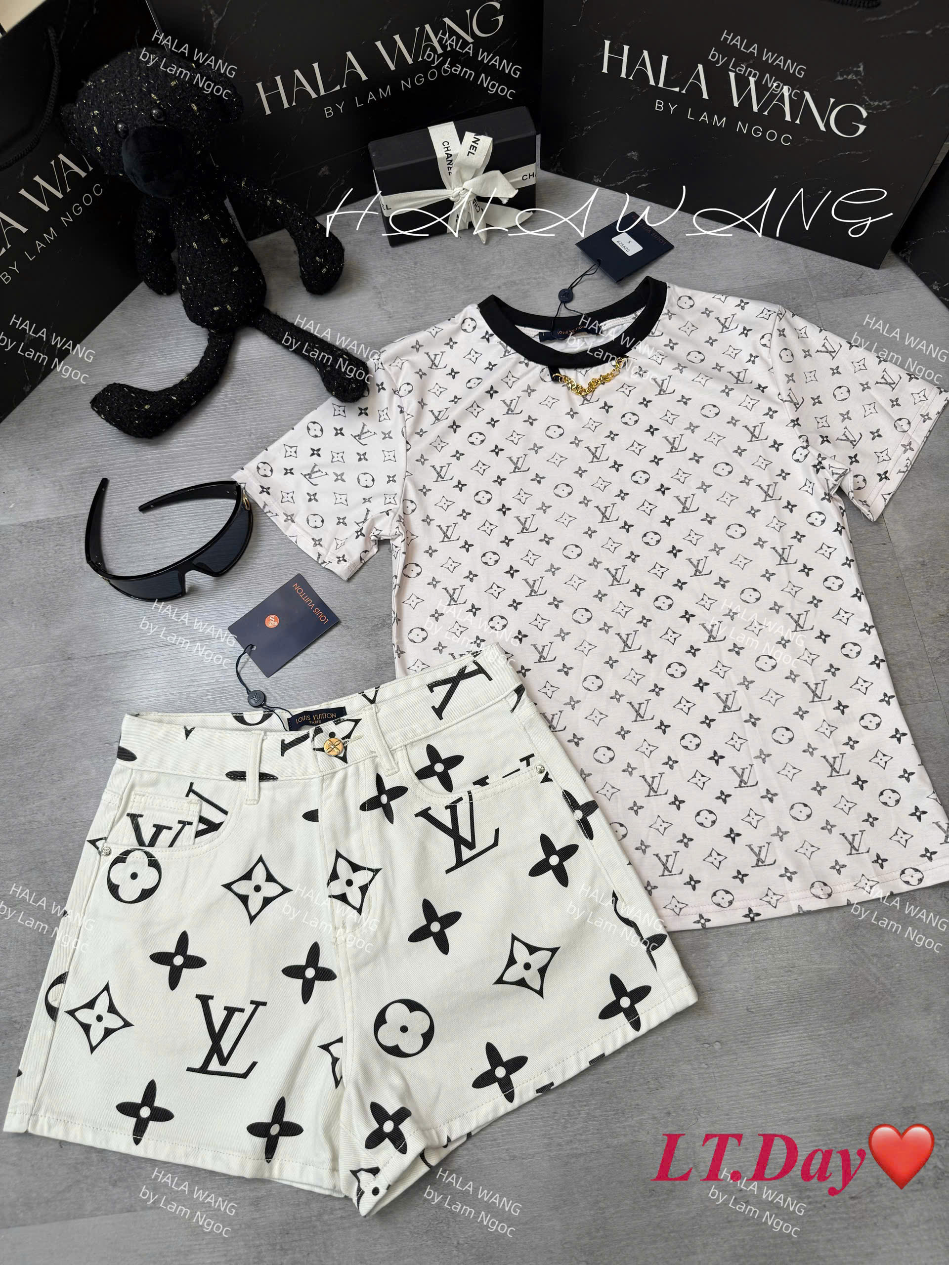 🫶🏿Quần short Lv Áo phông lV 