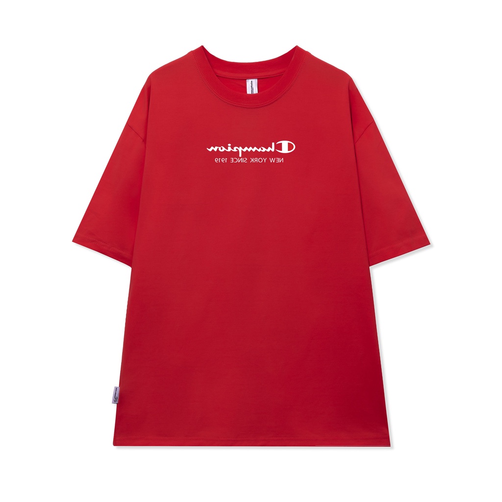 Áo phông nữ form rộng tay lỡ unisex chất vải cotton AT084 Miucho in logo_thumbnail_10