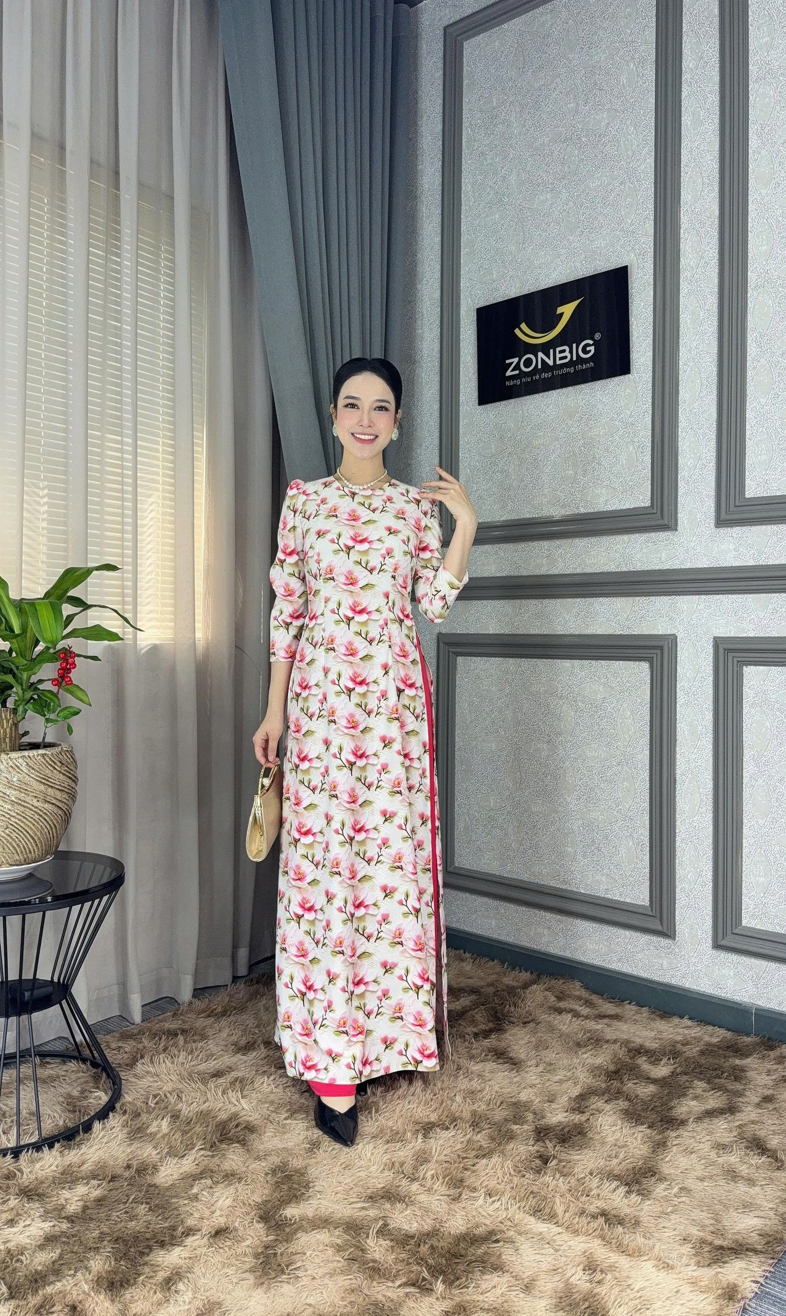 Set áo dài - S1881 - Thương hiệu Zonbig