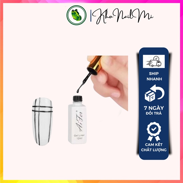 Gel cọ nét - Đen - 04 - Aifer