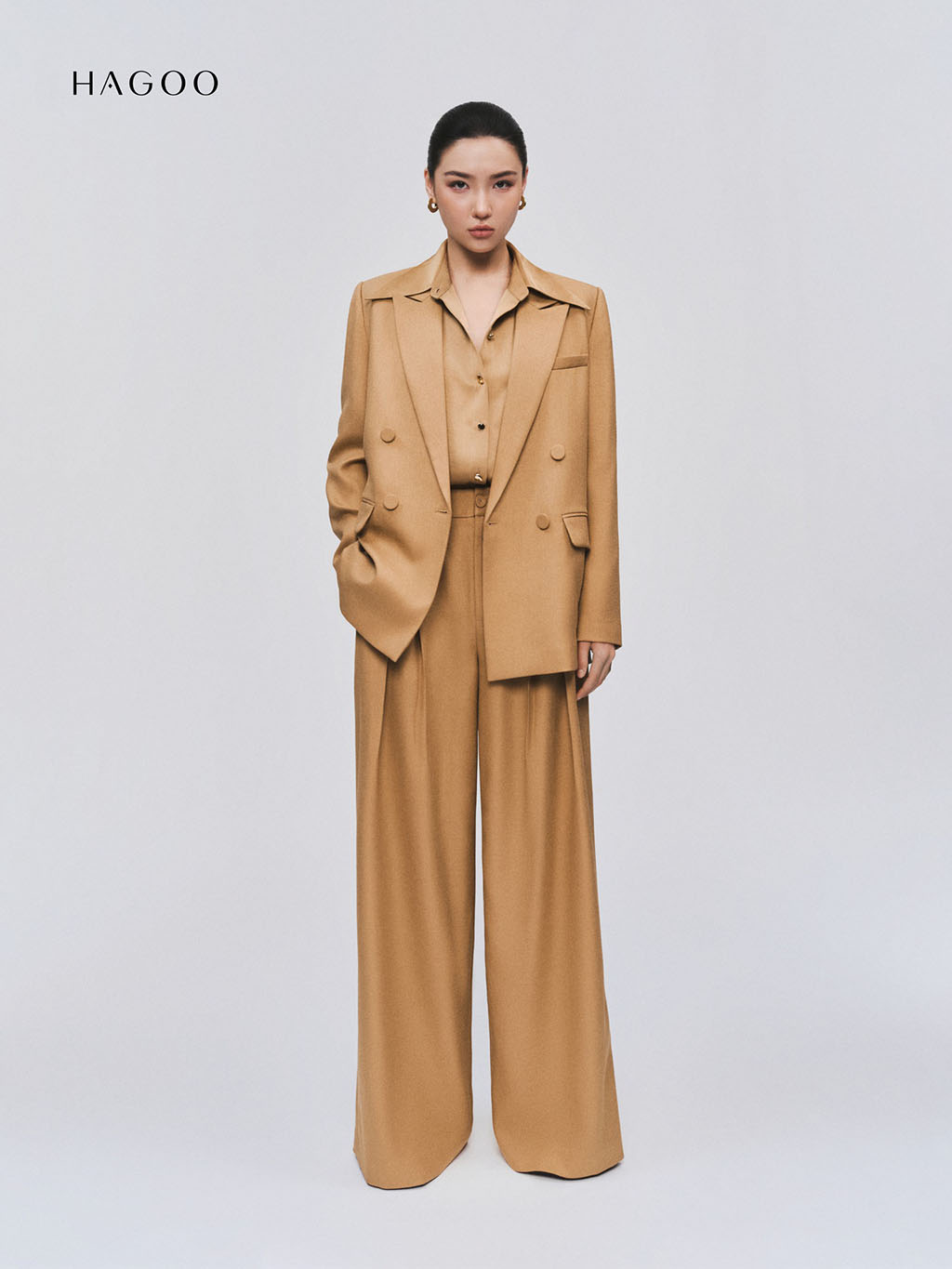 Quần suông ly sup đỉa to HAGOO