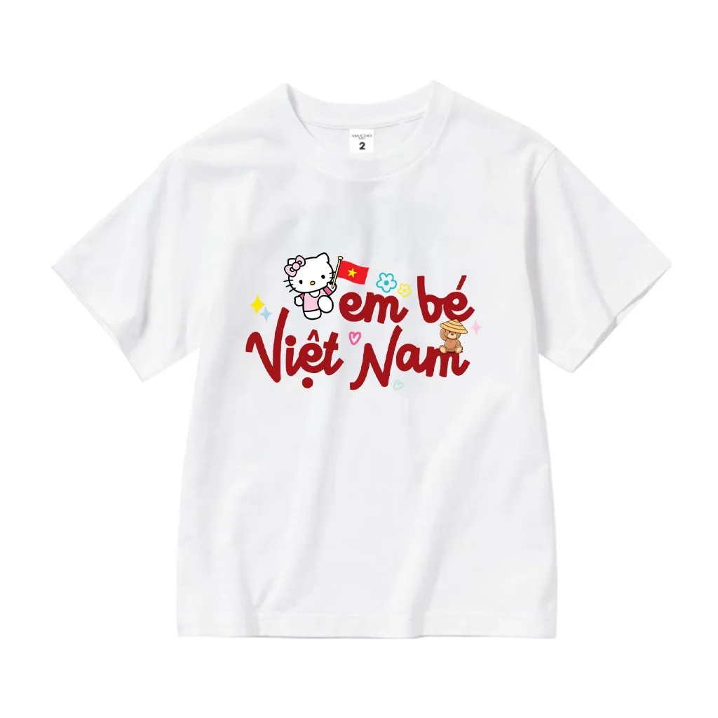 Áo thun em bé Việt Nam 2508 Miucho Kid vải cotton thoáng mát cổ tròn in mix_thumbnail_0