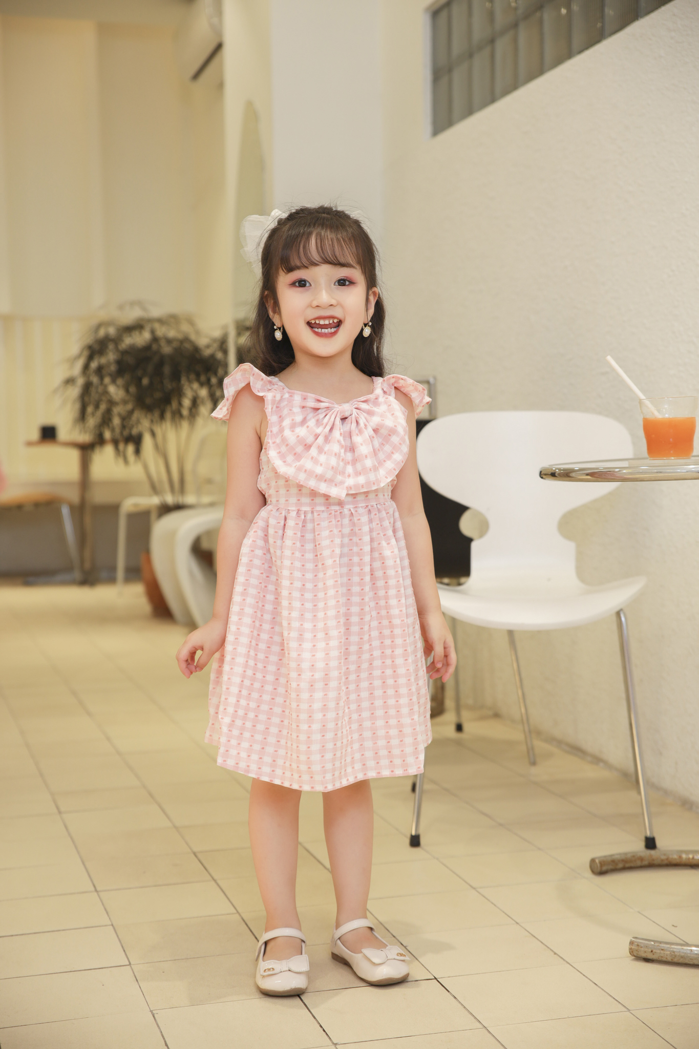 Đầm hai dây nơ ngực_thumbnail_3