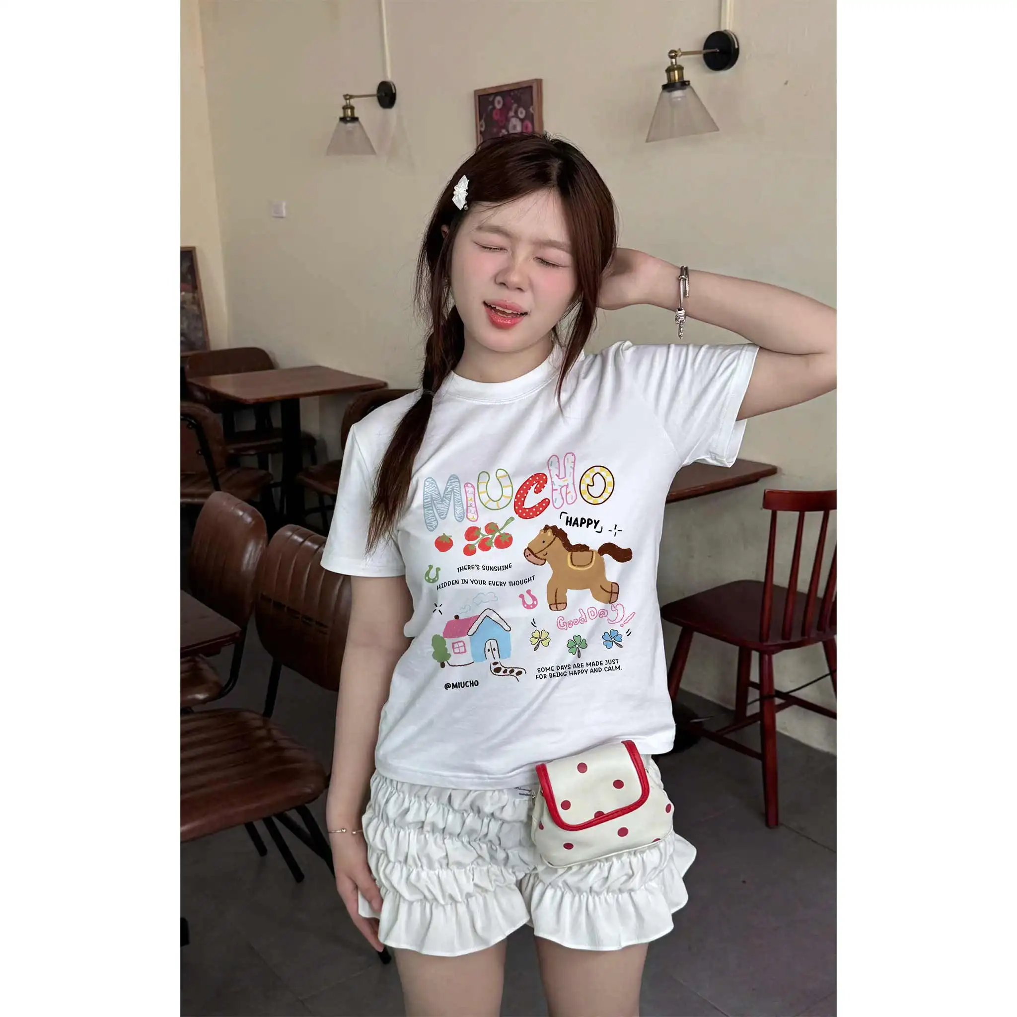 Áo baby tee nữ Miucho cotton co giãn 2 chiều thoáng mát cartoon in mix dễ thương nhiều màu 2740_thumbnail_6
