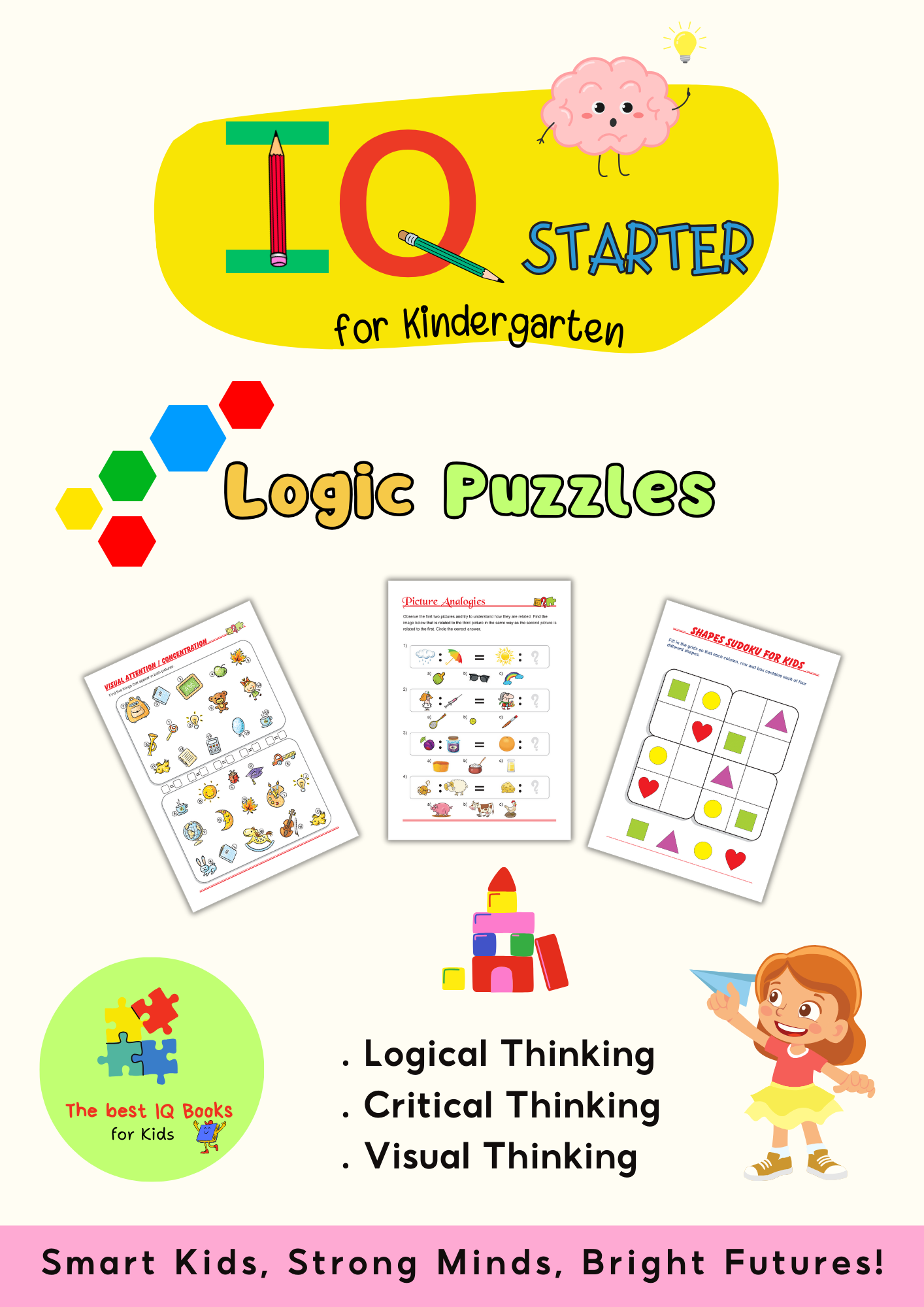 Logic Puzzles IQ Starters for Kindergarten, Neurotrainer Brain Booster, Sách tư duy cho bé mầm non_thumbnail_0