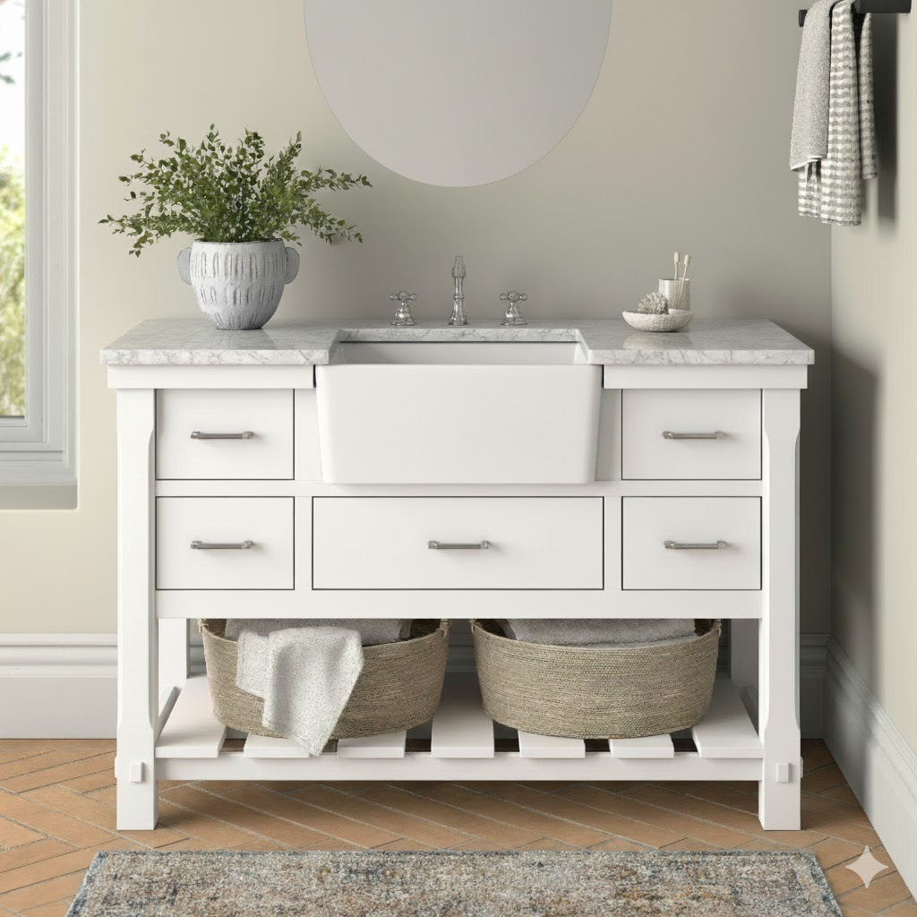 TỦ LAVABO CHARLOTTE 48-INCH FARMHOUSE BATHROOM VANITY