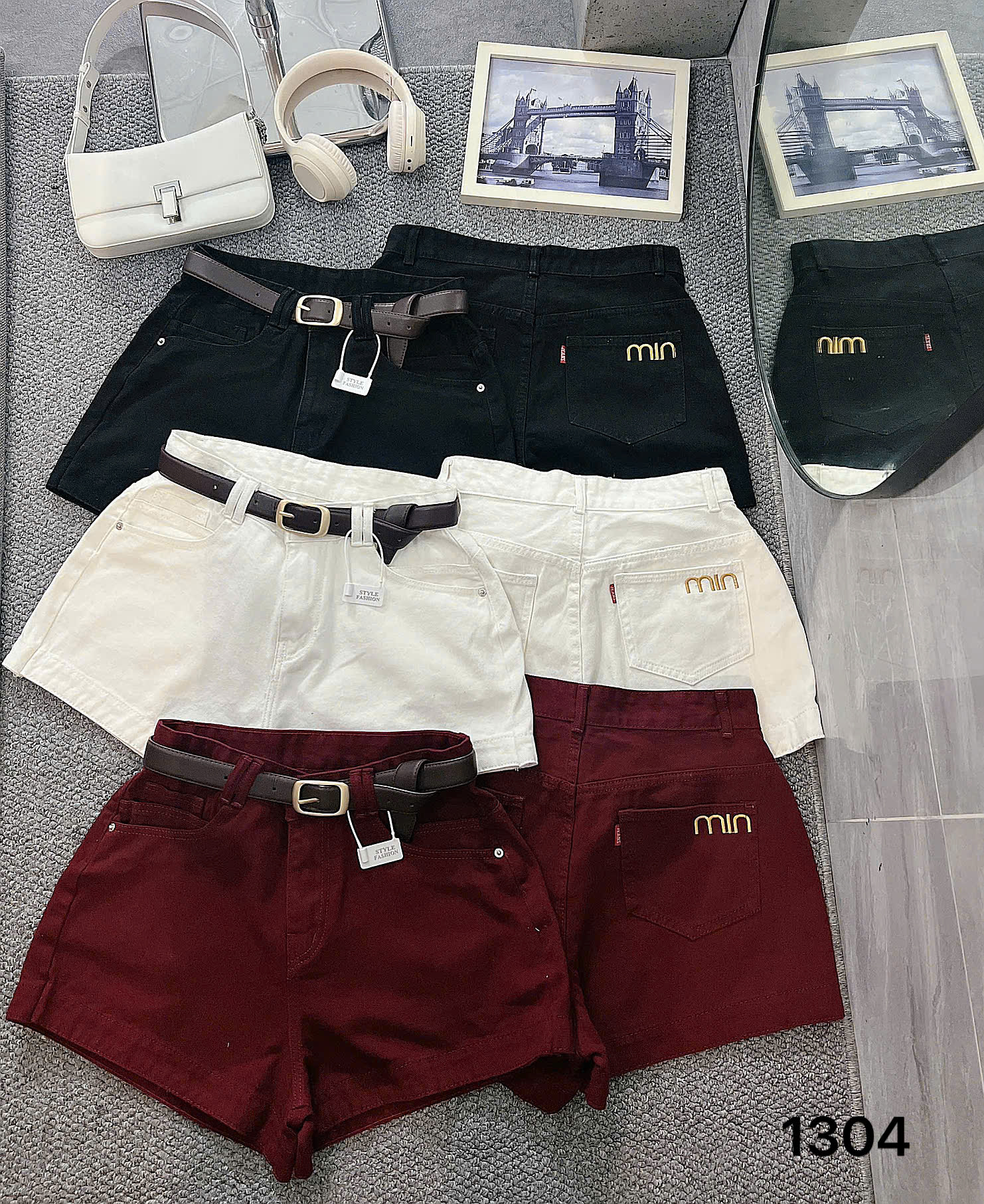 Quần short jean thêu chữ bigsize QSJ1304 dành cho nàng từ 55-90kg_thumbnail_3