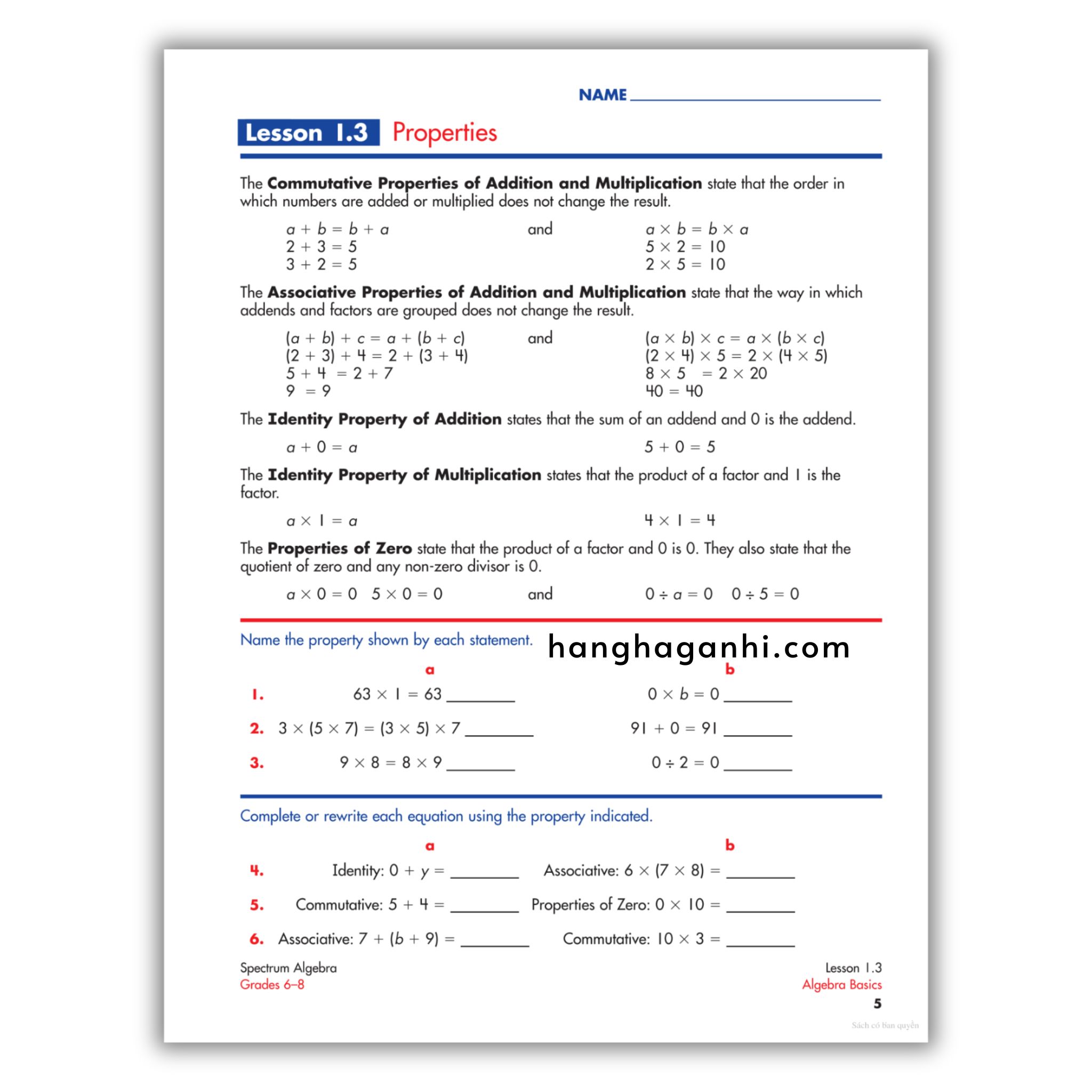 Sách Spectrum Algebra Workbook Grade 6-8_thumbnail_15