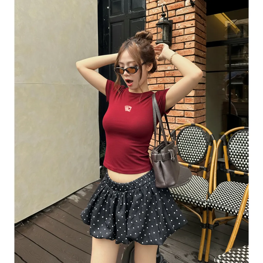 Áo baby tee Tết Bính Ngọ ôm body Beezy vải visco thoáng mát tôn dáng in artwork 3021_thumbnail_2