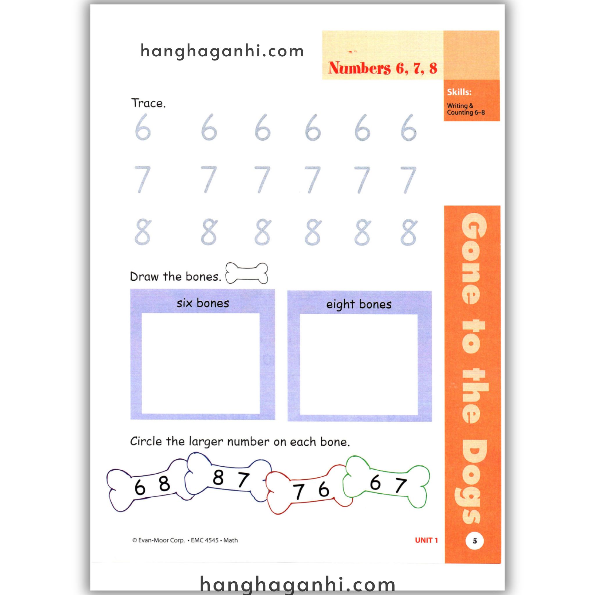 Skill Sharpeners Math Grade 1, Sách Toán Mỹ Evan Moor cho học sinh lớp 1_thumbnail_4
