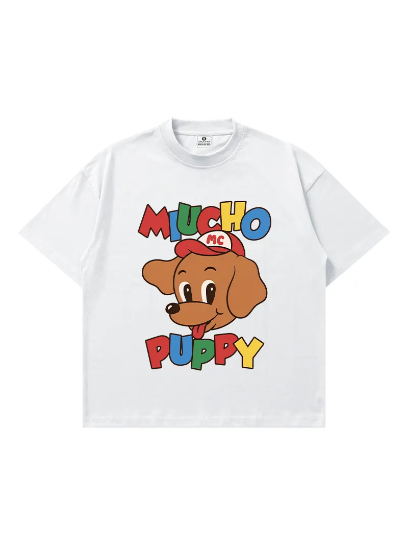 Áo thun boxy nam nữ nhiều màu Miucho Puppy 3191_thumbnail_7