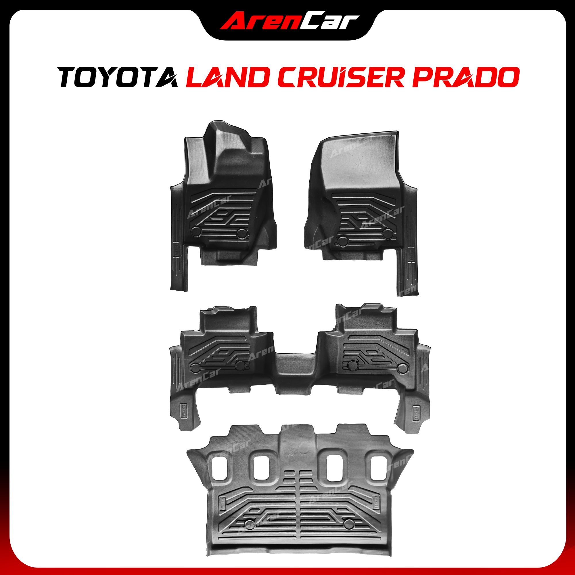 Thảm Lót Sàn Ô Tô TPE Nhựa Đúc Toyota Land Cruiser Prado_thumbnail_1