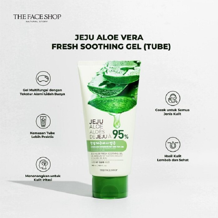 The Face Shop Jeju Aloe Fresh Soothing Gel 300ml_thumbnail_3
