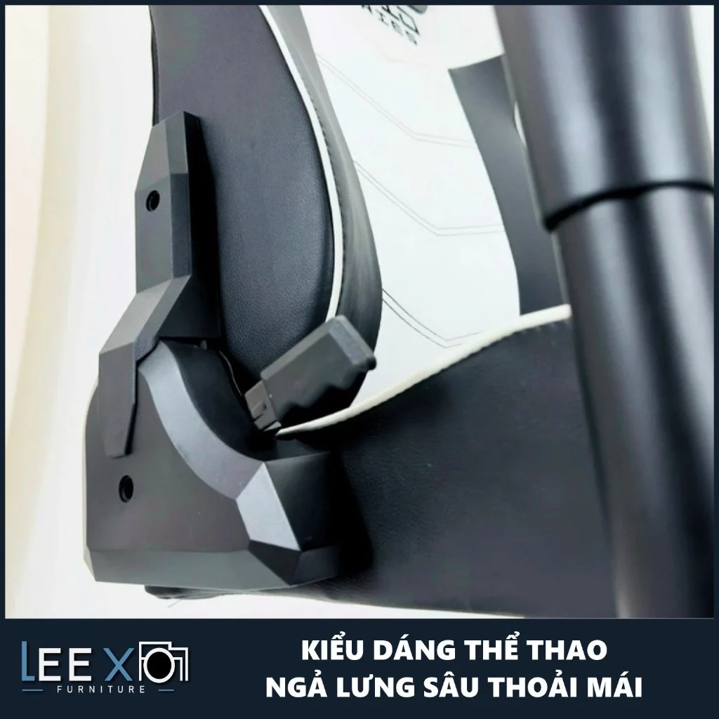 Ghế Gaming VRACER RAPIO Ghế Livestream, Làm Việc Da PU Tăng Cường Sự Thoải Mái_thumbnail_3